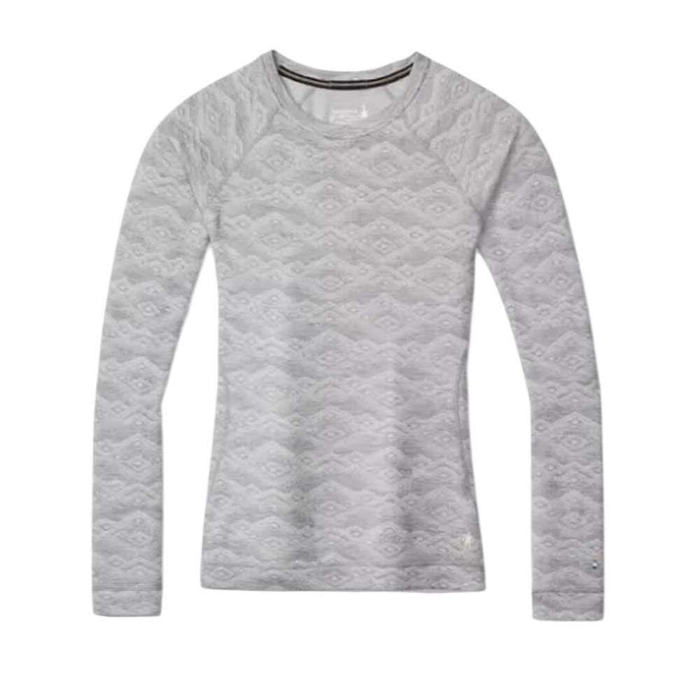 Smartwool Merino 250 Base Layer Geometric Pattern Crew Women's Large SW0NP226